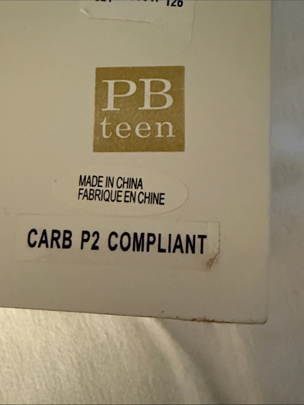 Pottery Barn Teen Wooden Makeup Organizer in Cream with Drawer